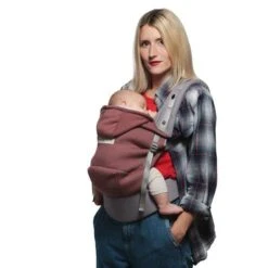 Porte-bébé Hoodie Carrier Bois De Rose - LOVE RADIUS -Produits Pour Bébé 3760218244074 3