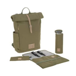 Sac à Dos RollTop Olive Green Label - LASSIG -Produits Pour Bébé 4042183420424 3