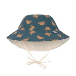 Chapeau Anti-UV Crabe 3-6 Mois Bleu - LASSIG