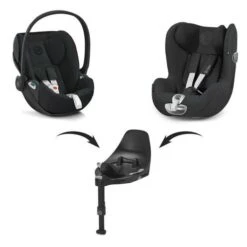 Siège-auto Gr 0+ CLOUD Z2 I-Size Plus Deep Black - CYBEX 14 Siège-auto Gr 0+ CLOUD Z2 I-Size Plus Deep Black - CYBEX -Produits Pour Bébé 40638462602012028229