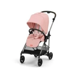 Poussette Melio 3 Taupe Hibiscus Red - CYBEX