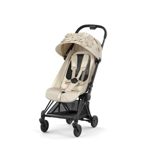 Poussette Coya Simply Flowers Matt Black Beige - CYBEX 2 Poussette Coya Simply Flowers Matt Black Beige - CYBEX – Image 2