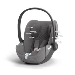Siège-auto Gr 0+ CLOUD T I-Size Tissu Plus Mirage Grey - CYBEX 20 Siège-auto Gr 0+ CLOUD T I-Size Tissu Plus Mirage Grey - CYBEX -Produits Pour Bébé 4063846402731 7