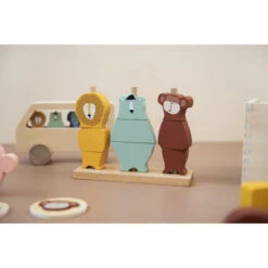Puzzle Animaux à Empiler En Bois - TRIXIE -Produits Pour Bébé 5400858361745 7
