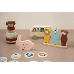Puzzle Animaux à Empiler En Bois - TRIXIE -Produits Pour Bébé 5400858361745 8
