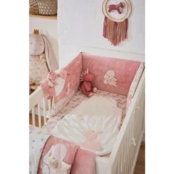 Tour De Lit Veloudoux Lina & Joy - NOUKIE 'S -Produits Pour Bébé 5413042394603 2 1