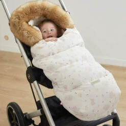 Chancelière Toile étanche Ecru - NOUKIE 'S -Produits Pour Bébé 5413042442656 10