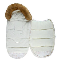 Chancelière Toile étanche Ecru - NOUKIE 'S -Produits Pour Bébé 5413042442656 2
