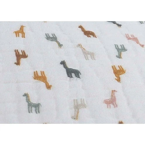 Tour De Lit Respirant Girafes Mousseline Bio Mix & Match - NOUKIE 'S 2 Tour De Lit Respirant Girafes Mousseline Bio Mix & Match - NOUKIE 'S – Image 2