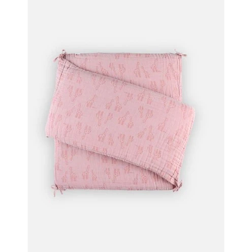 Tour De Lit Respirant Rose Mix & Match - NOUKIE 'S 3 Tour De Lit Respirant Rose Mix & Match - NOUKIE 'S – Image 3