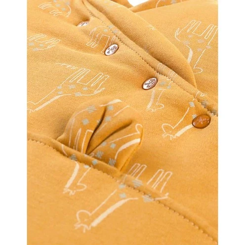 Gigoteuse 90-110 Cm Ocre Jersey Bio Mix & Match - NOUKIE 'S 6 Gigoteuse 90-110 Cm Ocre Jersey Bio Mix & Match - NOUKIE 'S – Image 6