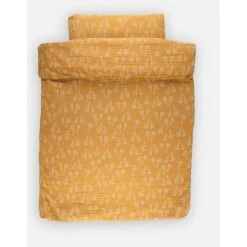 Housse De Couette 100x140 Cm Ocre Mousseline Mix & Match - NOUKIE 'S