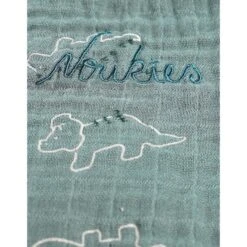 Housse De Couette 100x140 Cm Bleu Mousseline Mix & Match - NOUKIE 'S -Produits Pour Bébé 5413042659108 4
