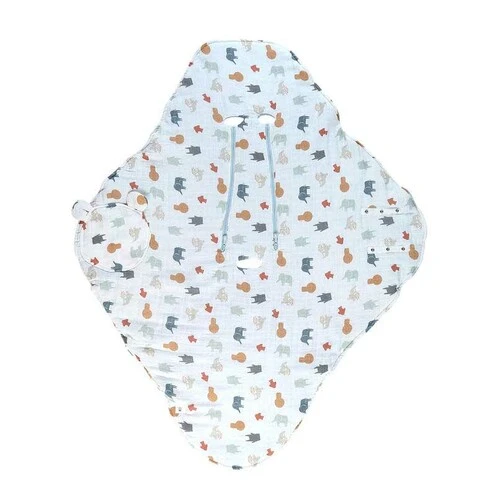 Couverture Promenade Mix & Match Jungle Multicolore Coton Bio - NOUKIE 'S 3 Couverture Promenade Mix & Match Jungle Multicolore Coton Bio - NOUKIE 'S – Image 3