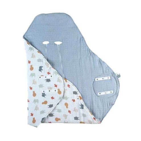 Couverture Promenade Mix & Match Jungle Multicolore Coton Bio - NOUKIE 'S 7 Couverture Promenade Mix & Match Jungle Multicolore Coton Bio - NOUKIE 'S – Image 7