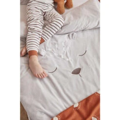 Housse Couette 100 Cm X 140 Cm Veloudoux Gris Babou & Kendi - NOUKIE 'S 20 Housse Couette 100 Cm X 140 Cm Veloudoux Gris Babou & Kendi - NOUKIE 'S -Produits Pour Bébé 5414220114150 2