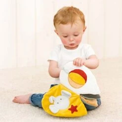 Livre D'éveil En Tissu Axel & Luna - NATTOU -Produits Pour Bébé 54146737484832028529