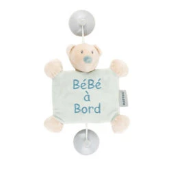 Bébé à Bord Ours Roméo, Jules Et Sally - NATTOU