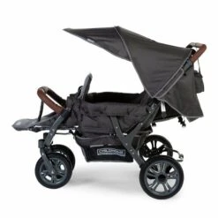 Poussette Triplet Anthracite - CHILDHOME -Produits Pour Bébé 5420007156299 1