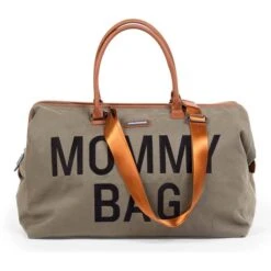 Mommy Bag Sac à Langer Canvas Kaki - CHILDHOME -Produits Pour Bébé 5420007162047 4