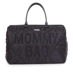 Mommy Bag Sac à Langer Matelassé Noir - CHILDHOME
