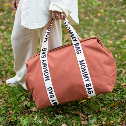 Sac à Langer Mommy Bag Terracotta - CHILDHOME 5 Sac à Langer Mommy Bag Terracotta - CHILDHOME – Image 5