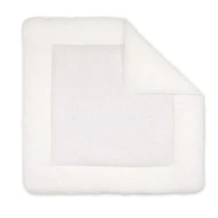 Tapis De Parc 100x100cm Coton Ecru - BEMINI