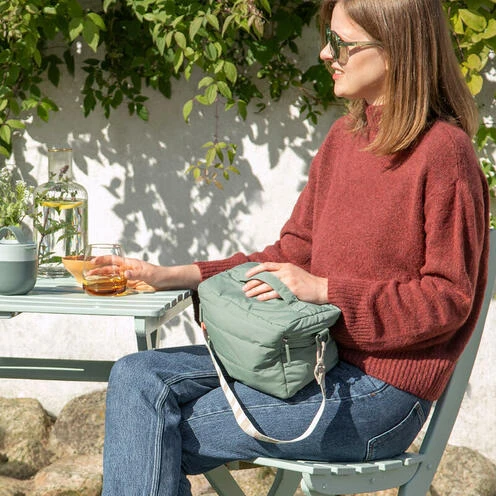 Sac Isotherme Matelassé CROCO Vert - DONE BY DEER 4 Sac Isotherme Matelassé CROCO Vert - DONE BY DEER – Image 4