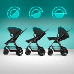 Poussette TRIO XMOOV Noir - KINDERKRAFT -Produits Pour Bébé 59025339128342028229