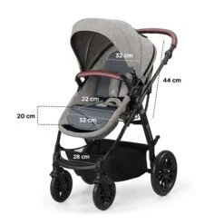 Poussette TRIO XMOOV Noir - KINDERKRAFT -Produits Pour Bébé 59025339128342028629