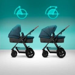 Poussette TRIO XMOOV Denim - KINDERKRAFT -Produits Pour Bébé 59025339128652028429