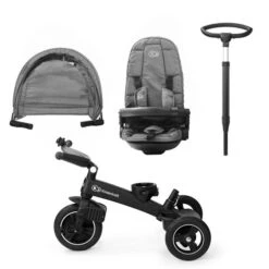 Tricycle EASYTWIST Platinum Grey - KINDERKRAFT -Produits Pour Bébé 590253391448720281429