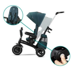 Tricycle Easytwist Midnight Green - KINDERKRAFT -Produits Pour Bébé 5902533914500 6