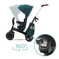 Tricycle Easytwist Midnight Green - KINDERKRAFT -Produits Pour Bébé 5902533914500 7