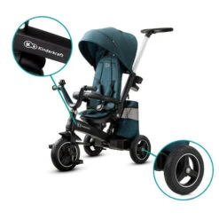Tricycle Easytwist Midnight Green - KINDERKRAFT -Produits Pour Bébé 5902533914500 8