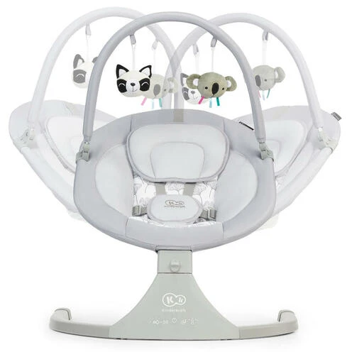 Transat Balancelle LULI Gris - KINDERKRAFT 2 Transat Balancelle LULI Gris - KINDERKRAFT – Image 2