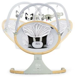 Transat Balancelle LUMI Gris/effet Bois - KINDERKRAFT -Produits Pour Bébé 59025339156752028229