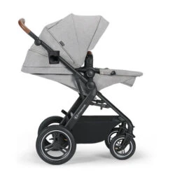 Poussette Convertible 3en1 BTOUR Grise Claire - KINDERKRAFT -Produits Pour Bébé 59025339189592028429
