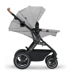 Poussette Convertible 3en1 BTOUR Grise Claire - KINDERKRAFT -Produits Pour Bébé 59025339189592028629