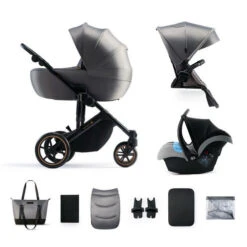 Poussette 3 En 1 Prime 2 Grey - KINDERKRAFT