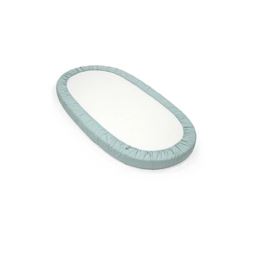 Drap Housse Sleepi Pois Sauge - STOKKE 2 Drap Housse Sleepi Pois Sauge - STOKKE – Image 2