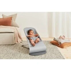 BabyBjörn Transat Bliss Jersey 3D Gris Clair - BABYBJÖRN -Produits Pour Bébé 7317680060723 2