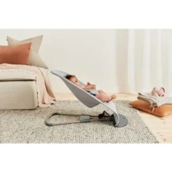 BabyBjörn Transat Bliss Jersey 3D Gris Clair - BABYBJÖRN -Produits Pour Bébé 7317680060723 3