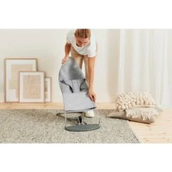 BabyBjörn Transat Bliss Jersey 3D Gris Clair - BABYBJÖRN -Produits Pour Bébé 7317680060723 6