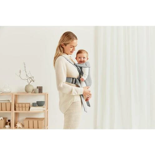 BabyBjörn Porte-Bébé Mini Jersey 3D Gris Clair - BABYBJÖRN 6 BabyBjörn Porte-Bébé Mini Jersey 3D Gris Clair - BABYBJÖRN – Image 6