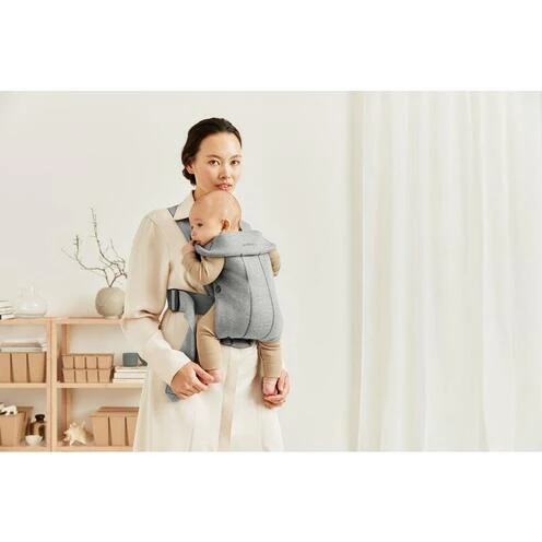 BabyBjörn Porte-Bébé Mini Jersey 3D Gris Clair - BABYBJÖRN 4 BabyBjörn Porte-Bébé Mini Jersey 3D Gris Clair - BABYBJÖRN – Image 4