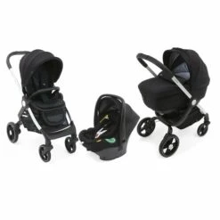 Poussette Trio Alysia I-Size Pirate Black - CHICCO -Produits Pour Bébé 8058664130153 1