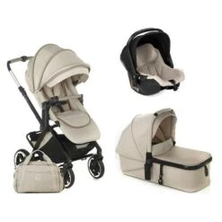 Jané Poussette TRIO CROSSLIGHT Pro + Micro Pro 2 + Koos I-size R1 Sand - JANE