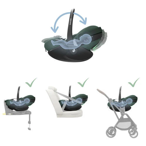 Maxi-Cosi Poussette DUO Leona 2 Pebble 360 PRO Green - MAXI COSI 3 Maxi-Cosi Poussette DUO Leona 2 Pebble 360 PRO Green - MAXI COSI – Image 3