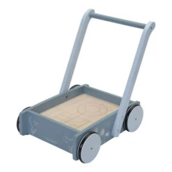 Chariot à Blocs Océan Bleu - LITTLE DUTCH -Produits Pour Bébé 8713291770218 2